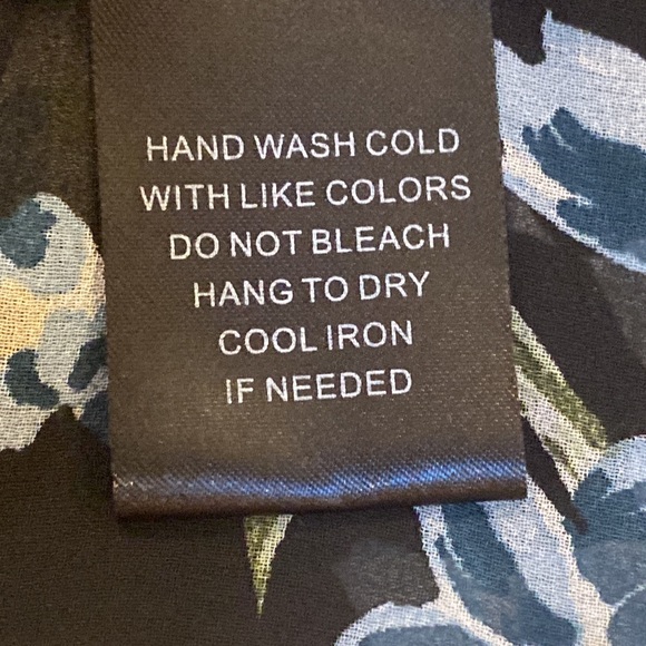 Helena Quinn Floral Print Mid Length Wrap polyester Georgette Robe - Picture 5 of 6